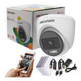 Cámara De Seguridad Hikvision Full Color Vu Domo 1080 2mp