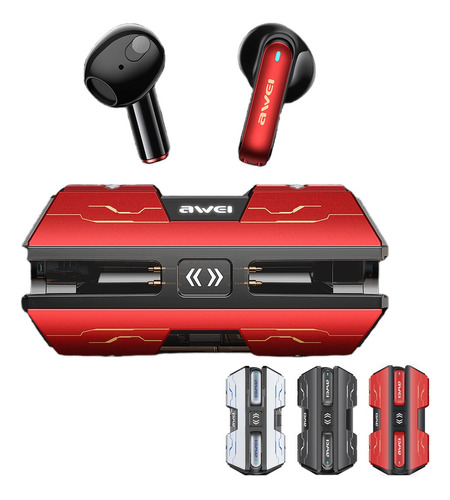 Audífonos  Gamer Bluetooth Awei T59 Tws Earphones Iron Man