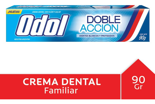 Crema Dental Odol Dientes Blancos 90g Pack X12unid