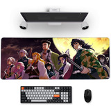 Mouse Pad Largo Anime Demon Slayer Pilares Gamer 30x70cm