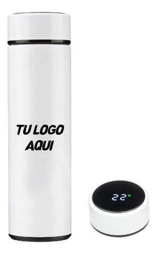 10 Termo Vaso Con Sensor De Temperatura, Logo Personalizado