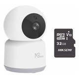 Zkteco Cámara De Seguridad Ip Pt Ng-c2401-plus-32 Con Microsd 32gb Wifi 1080p 3.6mm Visión Panorámica Visión Nocturna Almacenamiento Local Y En La Nube Control Remoto Audio Bidireccional Cctv