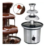 Cascada Chocolate Metalica 3 Pisos Fuente Fondue Grande