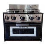 Anafe De Cocina Con Horno Con 4 Hornallas Ferreteria Express