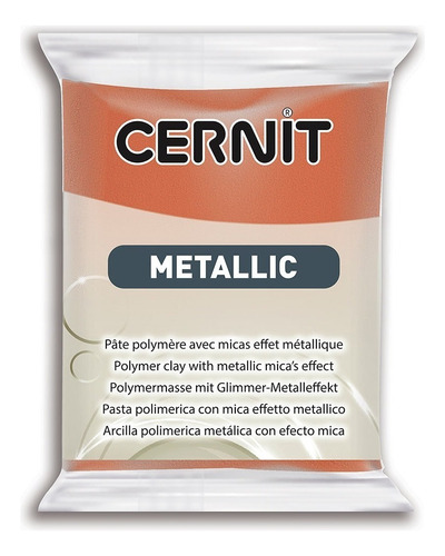 Cernit Metallic Arcilla Polimérica 56 G, Colores A Elección Color Bronze