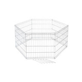 Corral Jaula Hexagonal Perros Gatos Plegable Paneles 75x60