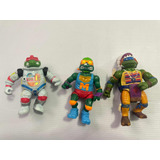 Lote De 3 Tortugas Ninja Vintage. Playmates