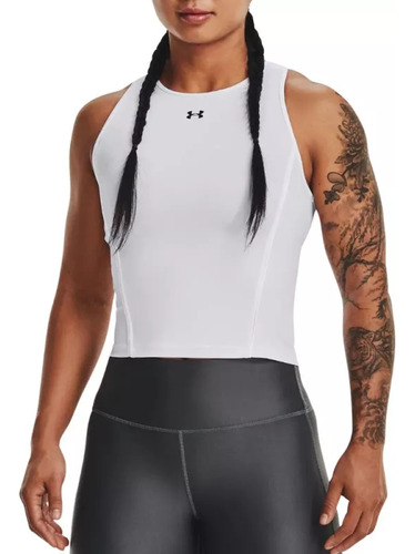 Tank Top Fitness Under Armour Sg Blanco Mujer 1377106-100