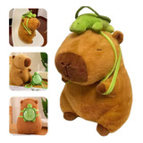 ' Mochila Capibara De Peluche Y Tortuga De 45 Cm