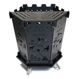 Aa Brasero De Carbón Brazier Desmontable Para Calentar