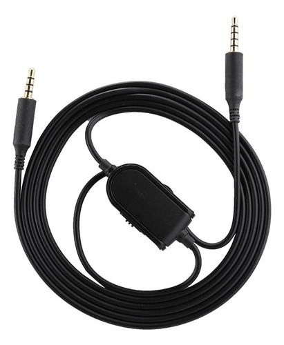 Cable Audio Auxiliar Plug A10 Pc Audífonos Y Micrófono