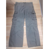 Pantalon Calvin Klein Cargo - Talle 34- Hombre - Verde