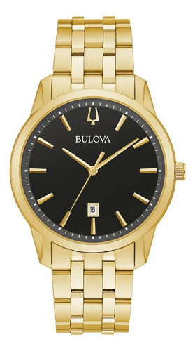 Relógio Bulova Classic Masculino Dourado 97b194