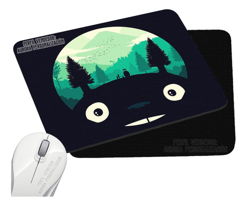 Pad Mouse Rectangular Mi Vecino Totoro Anime Pelicula 1