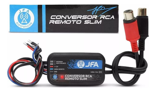 Conversor Fio P/ Rca Cd E Dvd Jfa Remoto Slim Radio Original