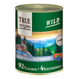 Lata True Origins Wild Perro Salmon With Blueberries 400g