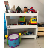 Nicho Estante Organizador De Brinquedos Mdf Branco Promoção