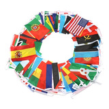 Bandera De Banderines Internacional De 100 Países 1