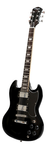 Guitarra Eléctrica Parquer Custom Sg De Caoba 2019 Negra Multicapa