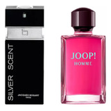 Kit 02 Perfumes Importado - 01 Silver Scent Tradicional 100 Ml +  01 Joop! Homme 125 Ml