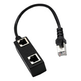  Cabo Extensor Divisor De Plugue Rj45 De Rede Lan De 1 A 2