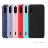 Capinha Capa Fosca Fina Emborrachado Para Xiaomi Mi A3 Top