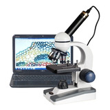 Microscopio Amscope 40 X-1000 X Led Para Estudiantes