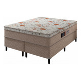 Cama Box Queen Espuma D45 Orthopedic 158x198x53cm Portobel