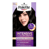 Kit Tinte Schwarzkopf Professional  Palette Palette Intensive Color Cream Tono 1-0 Negro Para Cabello