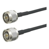 25 Mts Cable Coaxial Lmr195 Conector N Macho 50 Ohm