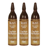 Kit Skafe - 3 Unidades Ampola Cachos Perfeitos 10ml