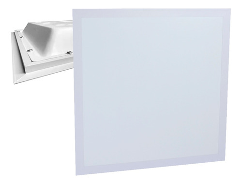 Painel Led Quadrada Embutir 62x62 48w Luminária Led Plafon Cor Branco Quente 110v/220v