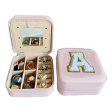 Mirror Portable Ins Wind Jeway Jewelry Storage Box_ Pink