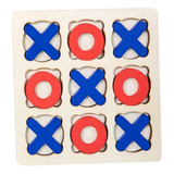 6 Juego De Madera Tic Tac Toe Para Fiestas, Juguetes