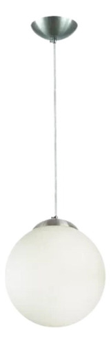 Pendente Lustre Globo De Vidro 20x20 Leitoso 