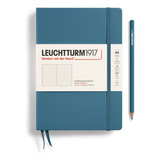 Cuaderno Punteado (a5) 14.5 X 21 Cm Leuchtturm Azul Petróleo