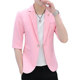 Blazer Trajes Chamarra Slim Estilo Coreana Para Caballeros