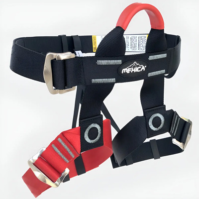 Arnés Multitalla Tirolesa Rapel Escalada Hebillas Inox Color Negro Talla Unitalla | Envío gratis