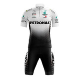 Conjunto Ciclismo Bermuda E Camisa Pro Tour Petronas