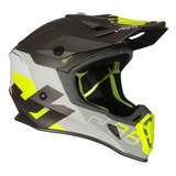 Casco Enduro Cross J38 Korner Fluo Yellow / Titanium Just1