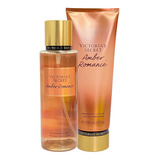 Set Victoria's Secret Crema Y Body Locion Amber Romance