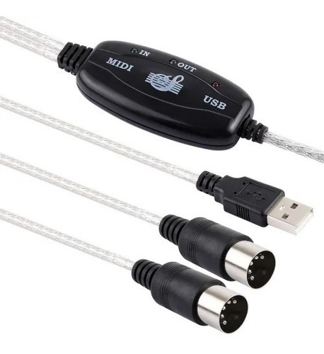 Cable Usb Adaptador Convertidor Piano Interfaz Midi