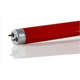 Lampada Flúor Turbular T8 Color 9w 60cm Vermelha 
