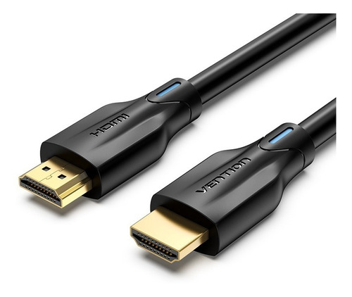 Cable Vention Hdmi 2.1 - Certificado Profesional - 8k Hdr Earc Hdcp 144hz - Blindado 48 Gbps Oro - Premium Gamer Full Hd - 2 Metros - Aanbh