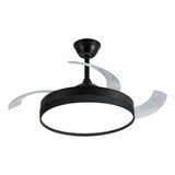 Ventilador De Teto Led Pás Retrátil Controle Remoto Bivolt