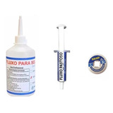 Kit Fluxo Solda No Clean + Fluxo Pastoso Rma-223 + Malha Des