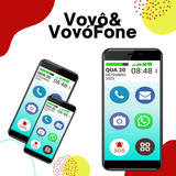 Vovôfone Do Idoso 4g 32gb Botão Sos Zap Zap A03