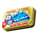 Anilinas Montblanc Cajita Dorada 25g C/u Color Rojo Fuego