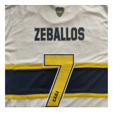 Estampa 7 Zeballos Boca 2022/2023 Utilería Camiseta Suplente