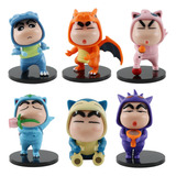 Crayon Shin-chan Cos Pokemon Serie Pequeño Novato Office Boy